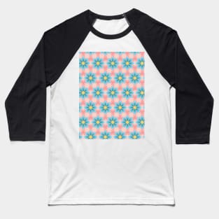 Cute Flower Pattern Baseball T-Shirt